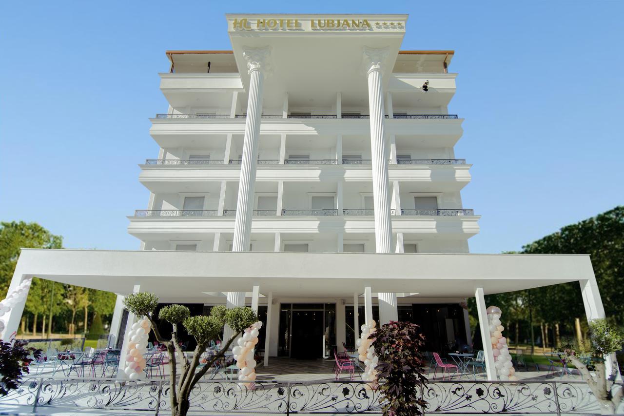 Hotel Lubjana Durrës Exterior foto